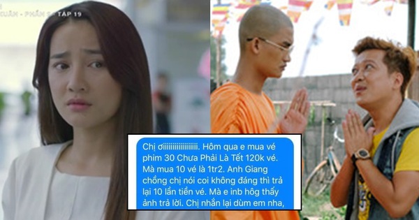 Nhắn tin đòi Nhã Phương hoàn tiền vé 30 Chưa Phải Tết, netizen tranh cãi nảy lửa