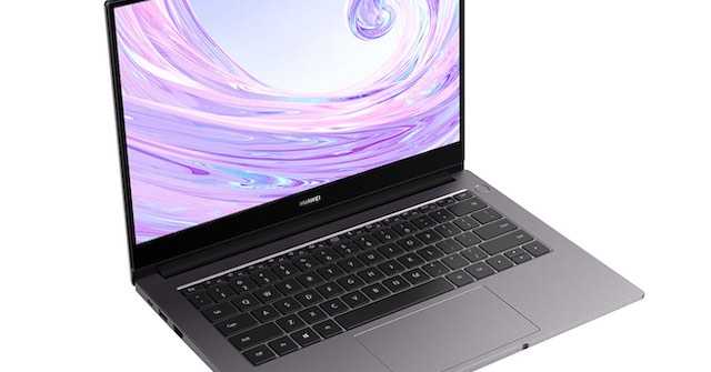 Huawei tung laptop MateBook D 14 mỏng nhẹ, tích hợp cảm biến vân tay