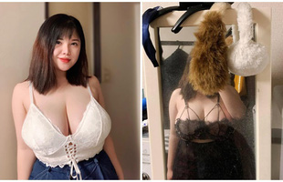 Khoe cận cảnh vòng một hơn 1m sau khi phẫu thuật giảm bớt số đo, hot girl Hải Dương vẫn khiến cộng đồng mạng choáng váng