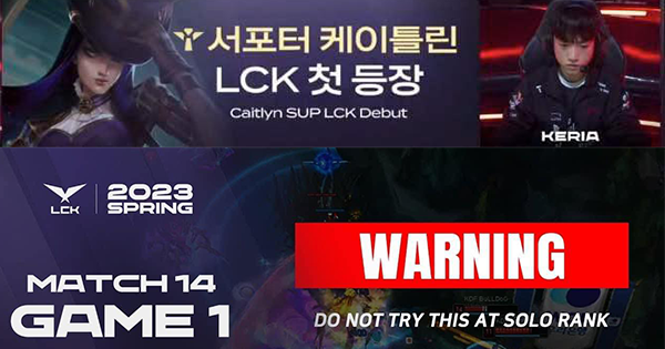 T1 Keria ra mắt Caitlyn support, Faker đưa trở lại Sett mid sau hơn 500 ngày buộc LCK phải phát cảnh báo “không được thử trong rank đơn”