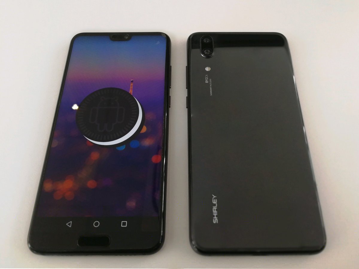 Huawei P20 tiếp tục lộ dáng giống iPhone X