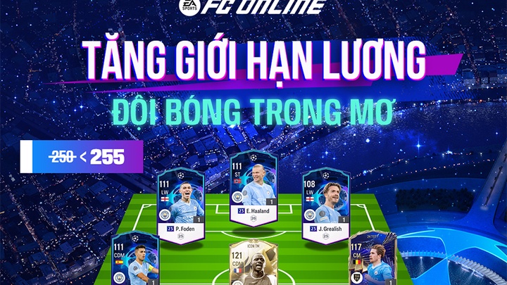 Cập nhật FC Online 27/2: Tăng giới han lương, ra mắt 4 ICON TM mới