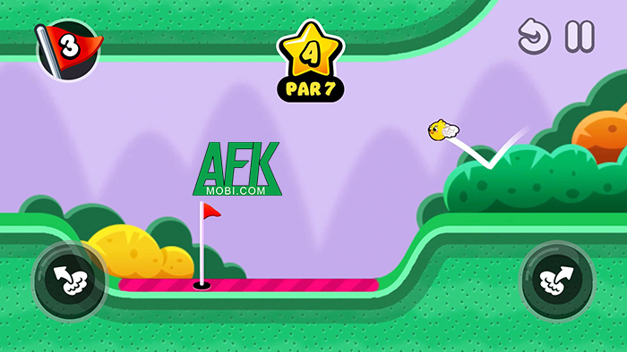 Super Flappy Golf game giải đố lấy cảm hứng từ Flappy Bird nhưng theo phong cách mới