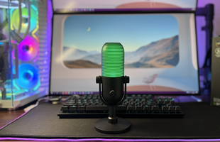 Trên tay Razer Seiren V3 Chroma: Lựa chọn hoàn hảo cho livestream và sản xuất nội dung chuyên nghiệp