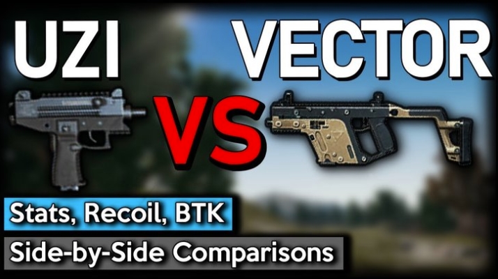 UZI vs Vector: SMG nào tốt hơn để sử dụng trong PUBG Mobile?