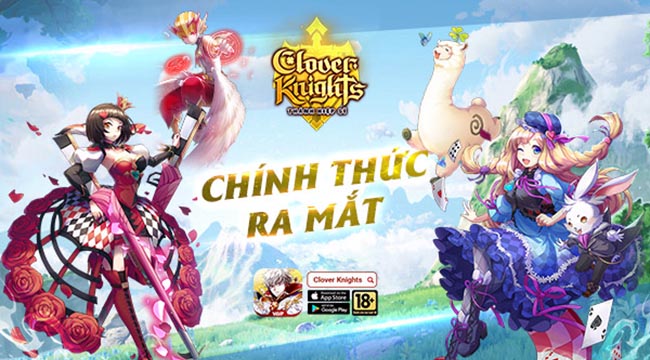 Nhân dịp ra mắt Clover Knights tặng 1000 giftcode khủng