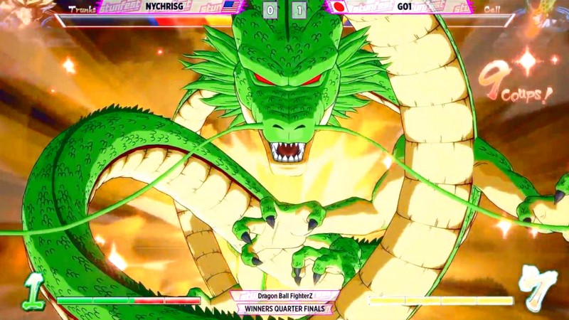 Sốc với game thủ Dragon Ball FighterZ triệu hồi Rồng Thần trong giải Pro