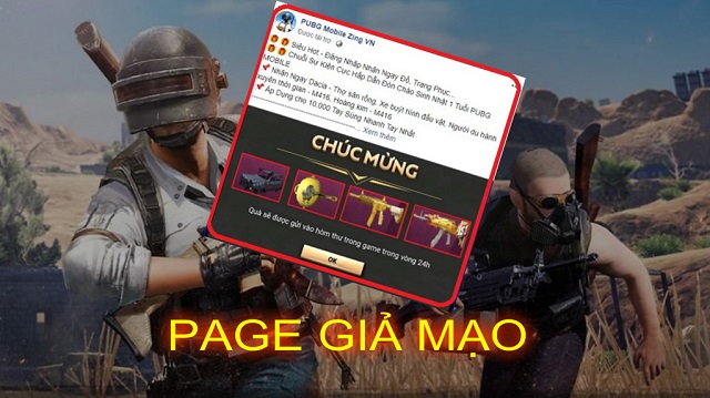 Nhiều page PUBG Mobile “fake” vô tư chạy quảng cáo, lôi kéo người chơi, tiềm ẩn rủi ro cao