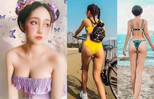 Hè đã nóng thì chớ, admin Cửu Kiếm còn tung bộ ảnh bikini bỏng cả mắt người nhìn, vòng mông lên tới... 1m