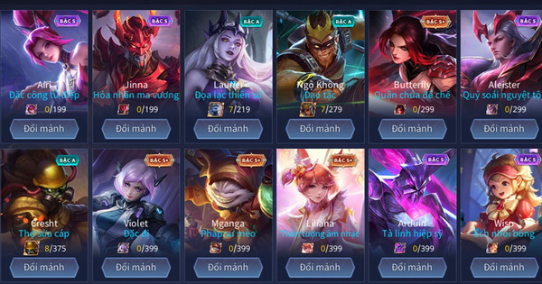 Liên Quân Mobile: Hướng dẫn game thủ nhận mảnh skin đặc biệt trong Shop quy đổi, hóa ra 