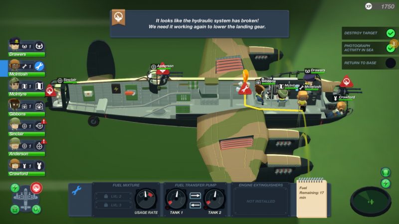 Game chiến thuật Bomber Crew đang được miễn phí trên Steam