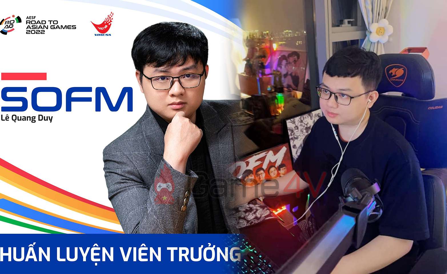 SofM chính thức trở thành HLV trưởng của ĐTQG LMHT tại Asian Games 2022