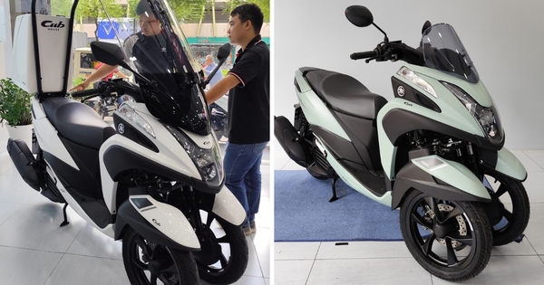 Vừa về Việt Nam xe tay ga Nhật cực lạ: Ăn xăng 2,5L/100km, xe có 3 bánh nhưng dùng bằng lái xe máy 2 bánh