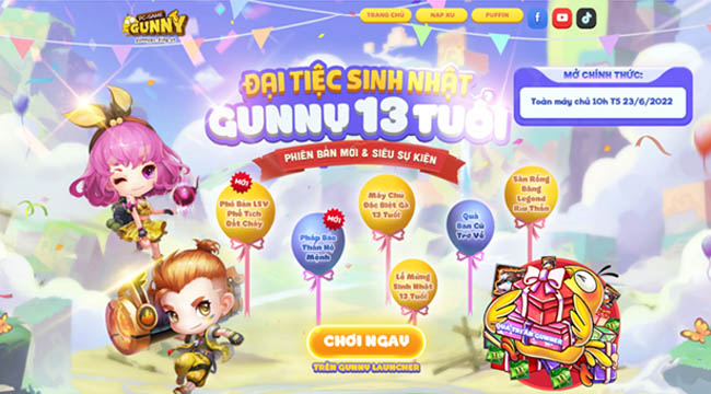 Cộng đồng Gunny PC tưng bừng sinh nhật tuổi 13