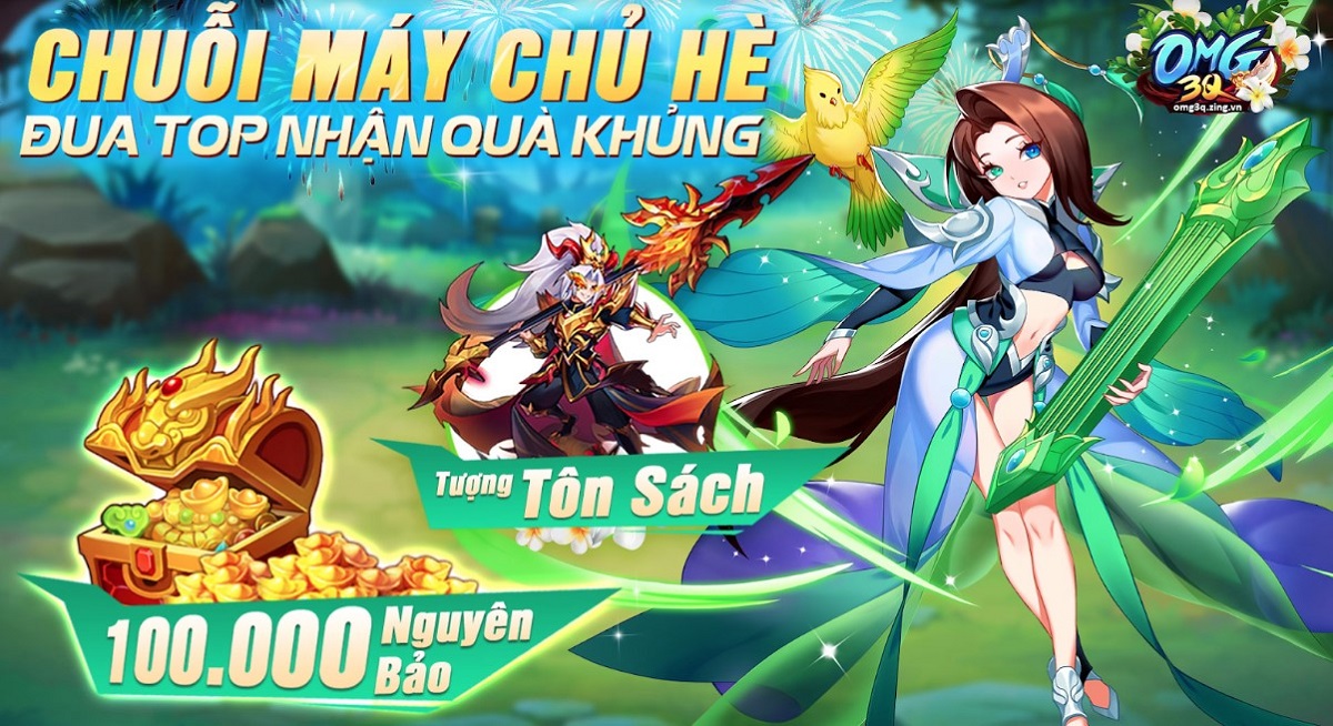 Event đua top server nhận ngay tượng Tôn Sách giới hạn đến từ OMG 3Q