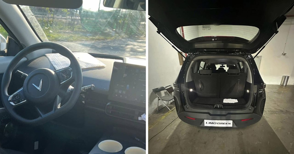 Lộ thêm ảnh thật nội thất VinFast Limo Green, một thứ 
