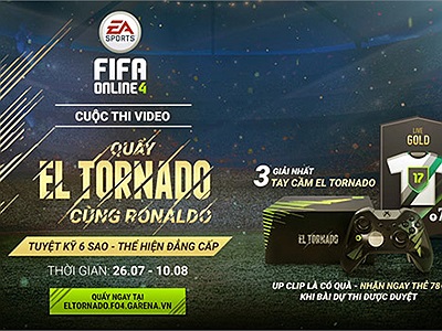 Quẩy El Tornado cùng Ronaldo trong FIFA Online 4 nhận ngay thẻ vàng 78+