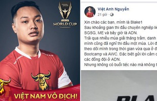 Tuyển thủ giàu thành tích nhất Liên Quân Mobile rời Adonis Esports