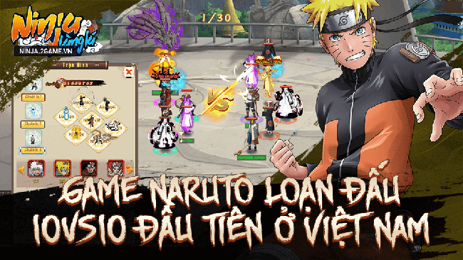 Ninja Làng Lá mobile – tựa game đầy ấn tượng lấy đề tài Naruto về VN