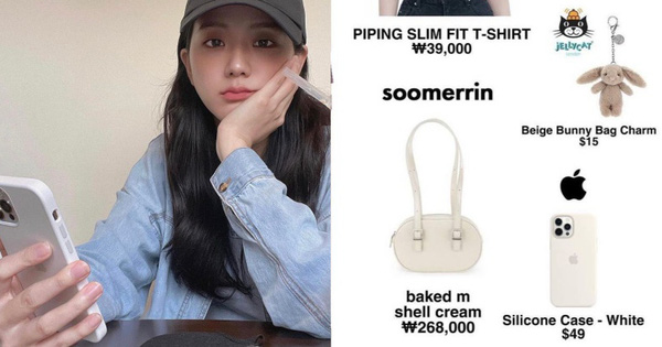 Soi mẫu ốp iPhone mới của Jisoo (BLACKPINK), hàng chính hãng Apple lại còn 