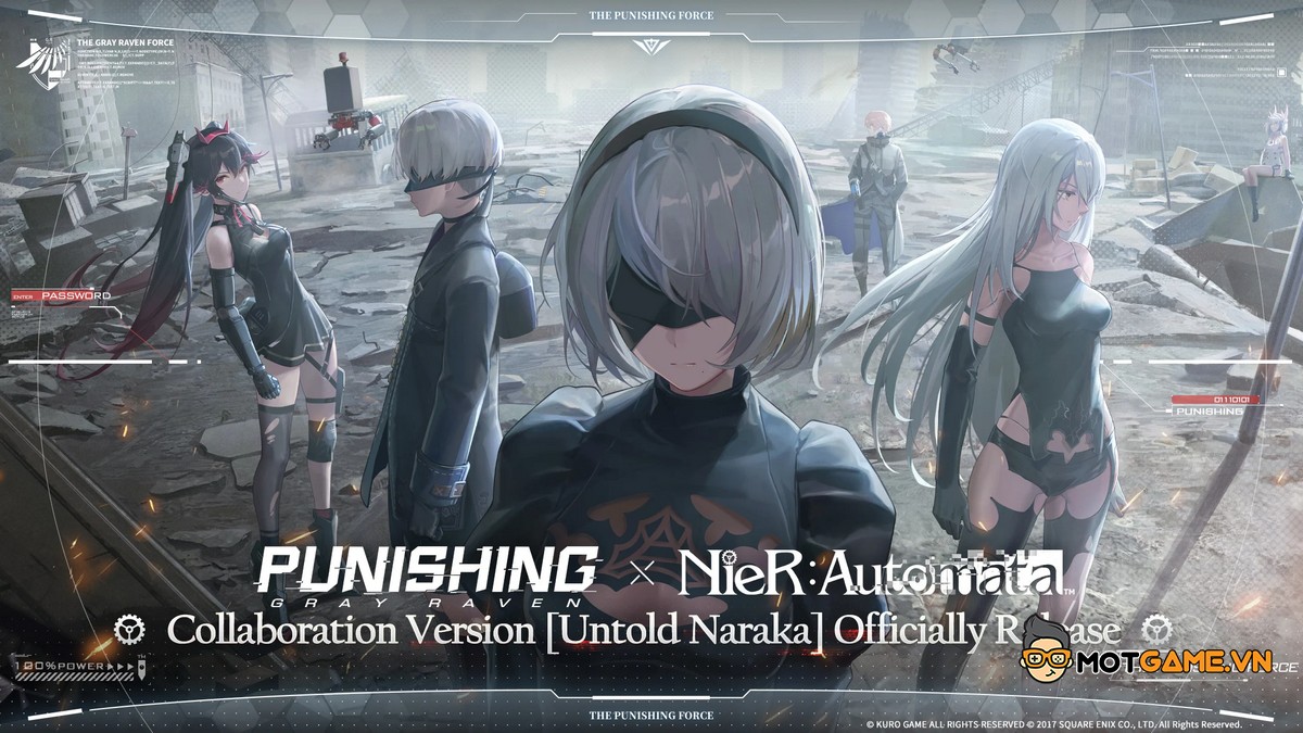 Punishing Gray Raven kỷ niệm 1 năm tuổi với sự kiện collab cùng Nier Automata hoành tráng