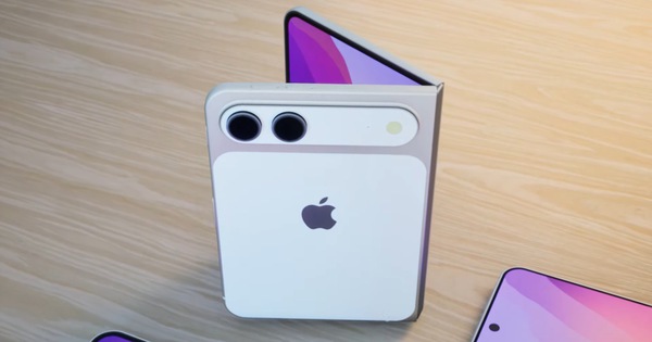 iPhone màn hình gập đầu tiên của Apple lộ diện