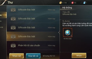 Liên Quân Mobile: Garena tặng cả server Giftcode, tăng cơ hội trúng Đá Quý