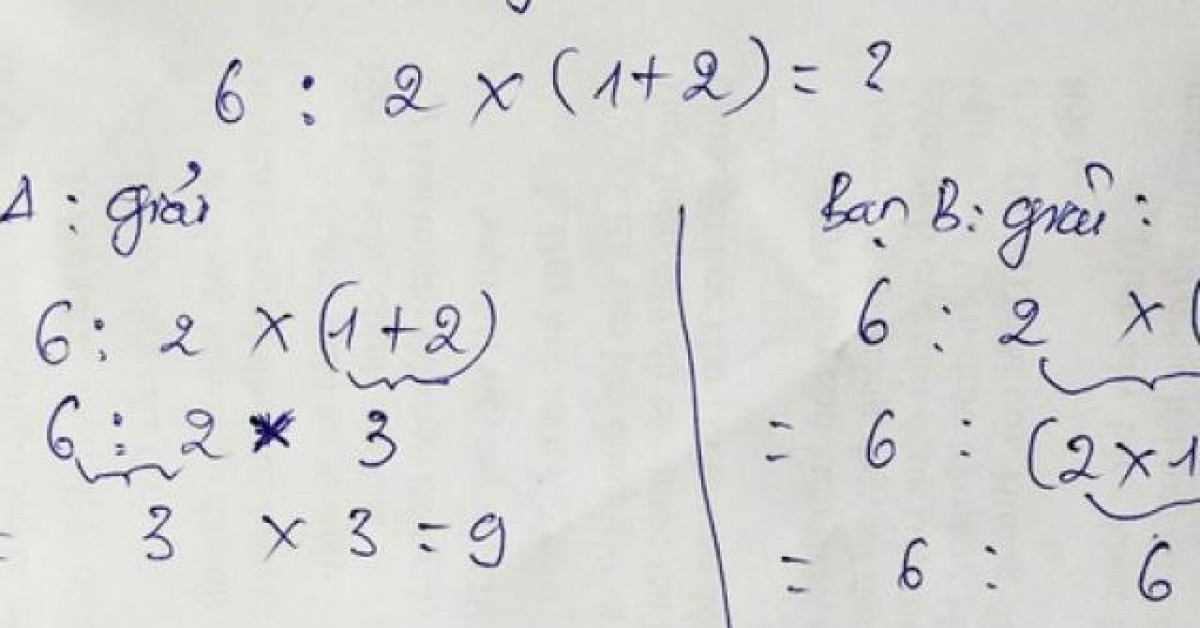 Thêm một phép tính tiểu học khiến nhiều người “xoắn não”, chỉ có nhân chia mà quá khó!