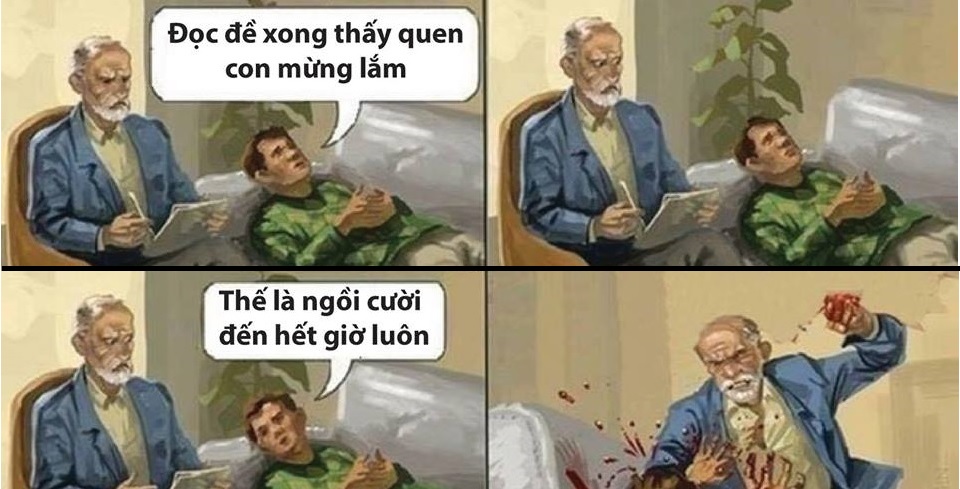 Tranh vui: Cha và con những ngày chờ kết quả tốt nghiệp THPT