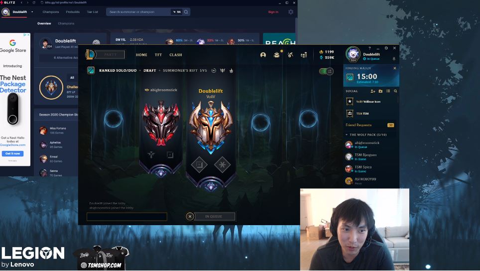 Doublelift chỉ trích lối chơi ích kỷ của các tuyển thủ Bắc Mỹ