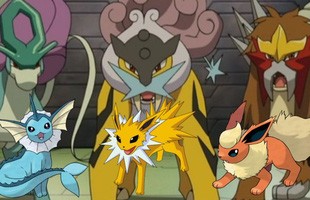 Pokemon: Liệu bộ ba Siêu thú Huyền thoại có phải từng là các dạng tiến hóa của Eevee hay không?