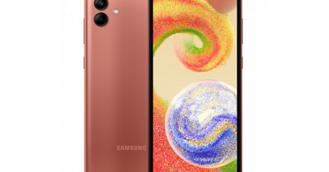 Chính thức ra mắt Galaxy A04 giá tầm trung, 4 màu thanh lịch