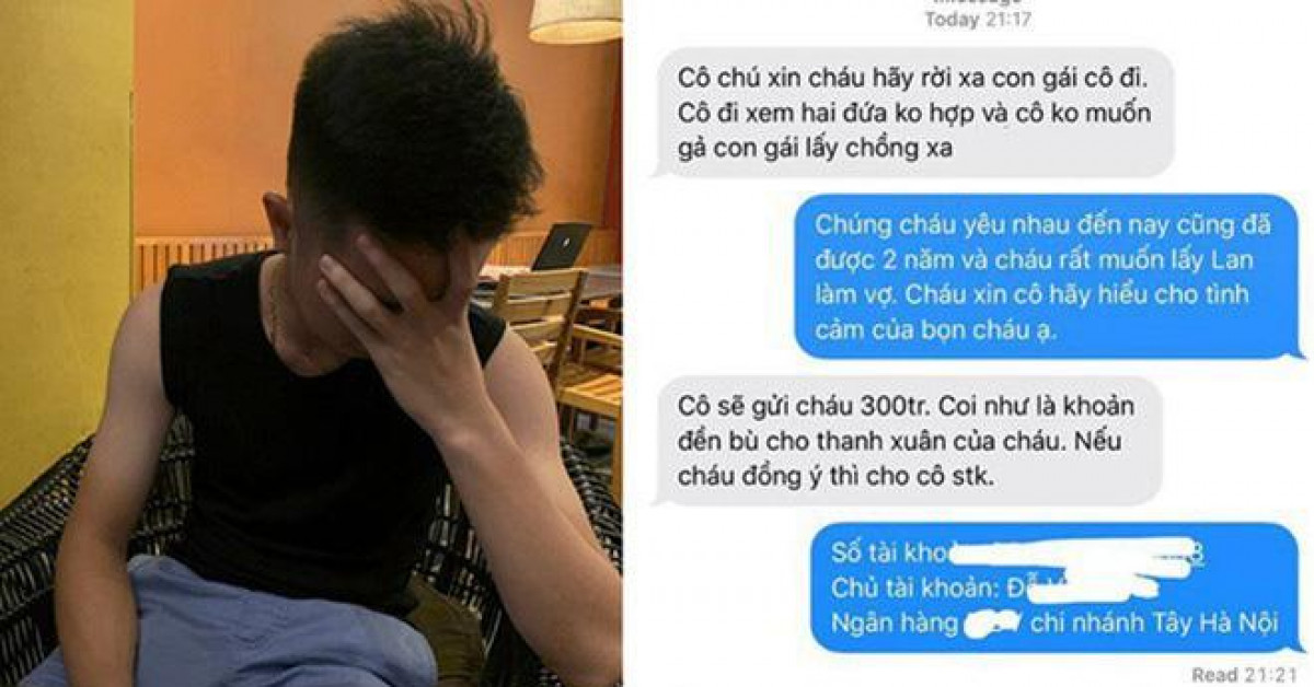 Vội vàng đồng ý chia tay để lấy 300 triệu từ mẹ người yêu, chàng trai nhận cái kết đắng