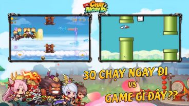 3Q Chạy Ngay Đi gây chú ý vì chơi Tam Quốc theo kiểu Flappy Bird - Game Mobile