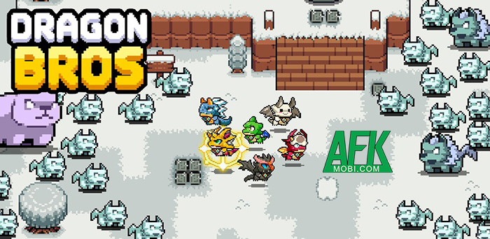 Điều khiển những chú rồng chiến đấu sinh tồn trước bọn quái vật tại game DragonBros