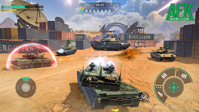 Iron Front: Armored War game hành động cho bạn điều khiển xe tăng cạnh tranh trực tuyến