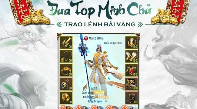 Xemgame tặng 300 giftcode game Nhất Kiếm Giang Hồ mừng Tân Võ Lâm Minh Chủ