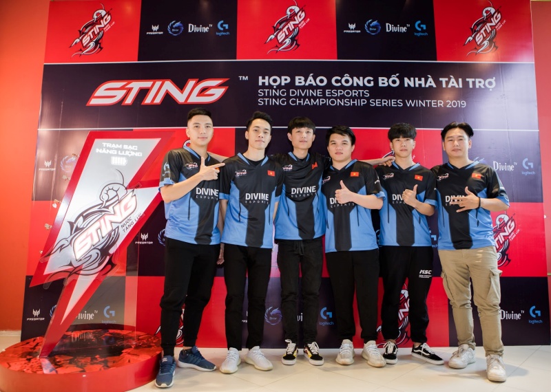 Divine Esports chính thức nhận tài trợ từ Sting, Sting Divine Esports chính thức “ra sân”