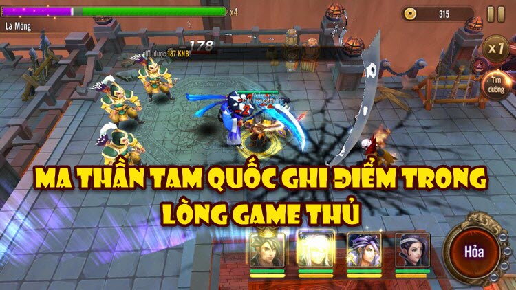 Vừa ra mắt, Ma Thần Tam Quốc đã ghi điểm với cộng đồng game thủ bởi những lý do cực đơn giản