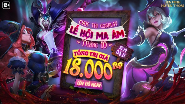 Công bố cuộc thi cosplay “Lễ Hội Ma Ám” – Tổng giải thưởng lên đến 18.000 RP từ 27/10 đến 04/11