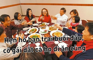 Hẹn hò với bạn trai, cô gái 