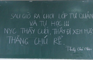 Cho lớp tự quản để đi ăn cưới người yêu cũ - Thầy giáo trẻ ngay lập tức gây sốt trên mạng xã hội