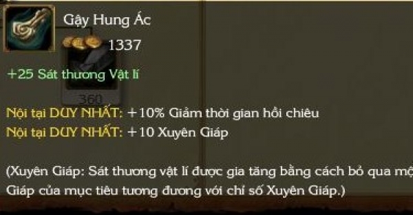 LMHT: Trang bị Gậy Hung Ác có gì độc đáo trong Tiền Mùa Giải 2024?