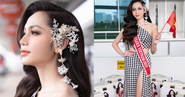 Lương Mỹ Kỳ lên đường chinh chiến Miss Fabulous International 2023: Mang hơn 100kg hành lý, 20 người trong ekip