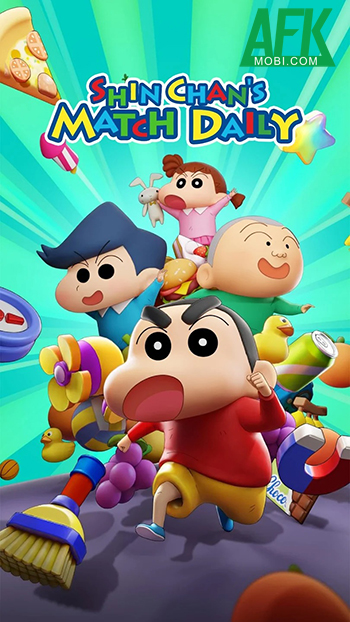 Dọn dẹp ngôi nhà cùng cậu bé bút chì với game casual giải đố Shin Chan’s Match Daily