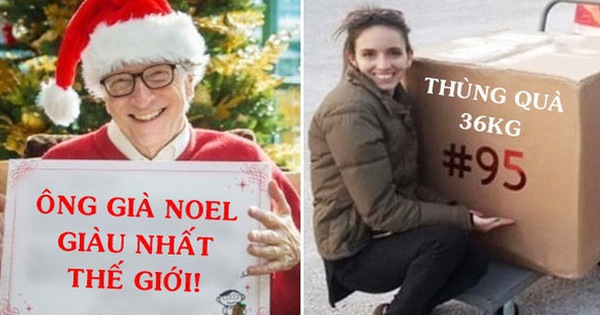 Ông già Noel giàu nhất thế giới: Bill Gates tặng quà nặng 36kg cho người may mắn, to đến nỗi không vừa ô tô của ‘khổ chủ’!