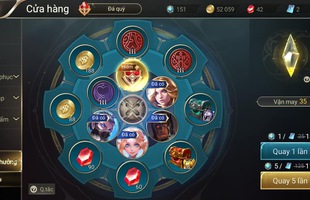 Liên Quân Mobile: Garena sẽ mất 1 tướng và 3 skin nếu làm mới Vòng quay Kho Báu