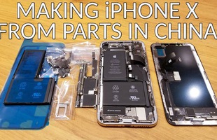 Anh chàng YouTuber tự chế một chiếc iPhone X từ linh kiện Trung Quốc mua ngoài chợ, chi phí chỉ 500 USD