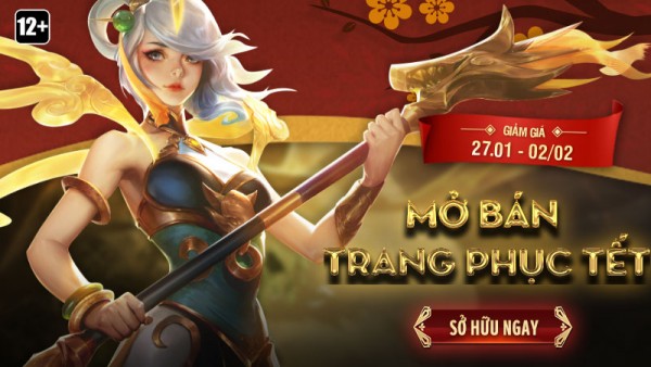 Giảm giá trang phục chủ đề Tết từ 27/01 đến hết 02/02