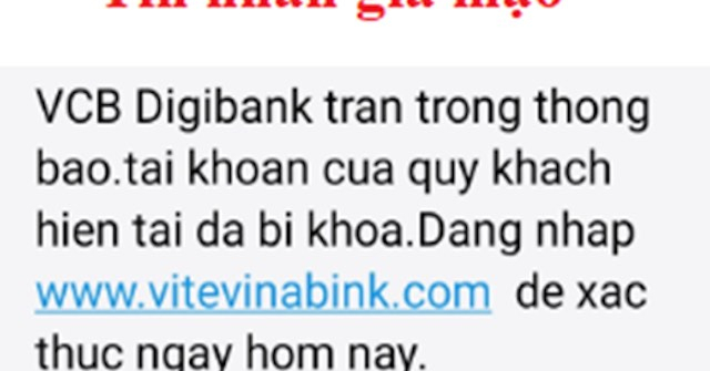 Vietcombank điểm mặt chỉ tên 5 đường link lừa đảo giả danh VCB Digibank